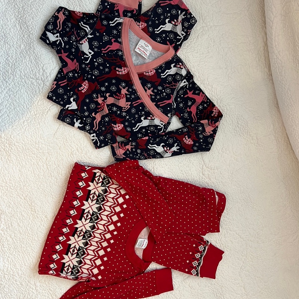 Hanna Andersson Holiday Christmas pajamas size 10/140 cm